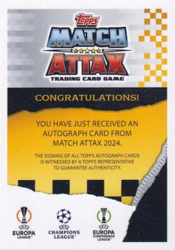 2023-24 Topps Match Attax UEFA Club Competitions - Genuine Autograph #AC-DR Devyne Rensch Back