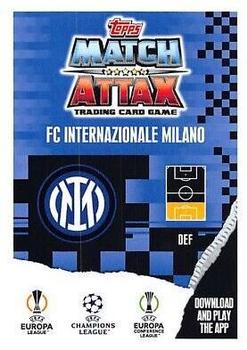 2023-24 Topps Match Attax UEFA Club Competitions - Squadzone Festive Edition #SZ 4 Javier Zanetti Back