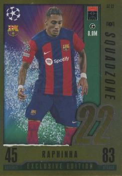 2023-24 Topps Match Attax UEFA Club Competitions - Squadzone Festive Edition #SZ 22 Raphinha Front