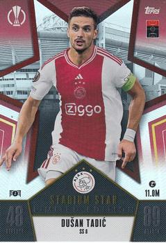 2023-24 Topps Match Attax UEFA Club Competitions - Stadium Stars Limited Edition #SS 8 Dušan Tadić Front