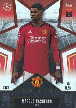 2023-24 Topps Match Attax UEFA Club Competitions - Stadium Stars Limited Edition #SS 9 Marcus Rashford Front