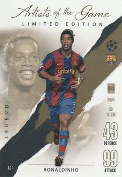 2023-24 Topps Match Attax UEFA Club Competitions - Artists of the Game Limited Edition #AG 1 Ronaldinho Front
