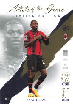 2023-24 Topps Match Attax UEFA Club Competitions - Artists of the Game Limited Edition #AG 4 Rafael Leão Front