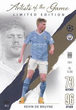 2023-24 Topps Match Attax UEFA Club Competitions - Artists of the Game Limited Edition #AG 6 Kevin De Bruyne Front