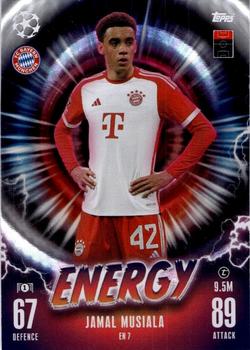 2023-24 Topps Match Attax UEFA Club Competitions - Energy #EN 7 Jamal Musiala Front