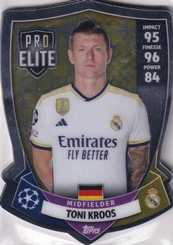 2023-24 Topps Match Attax UEFA Club Competitions - Pro Elite Chrome Shield #SH 8 Toni Kroos Front