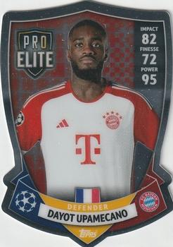 2023-24 Topps Match Attax UEFA Club Competitions - Pro Elite Chrome Shield #SH 10 Dayot Upamecano Front