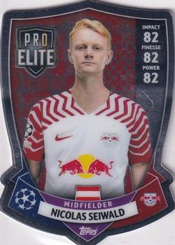 2023-24 Topps Match Attax UEFA Club Competitions - Pro Elite Chrome Shield #SH 15 Nicolas Seiwald Front