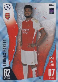 2023-24 Topps Match Attax UEFA Club Competitions - Crystal #39 Thomas Partey Front
