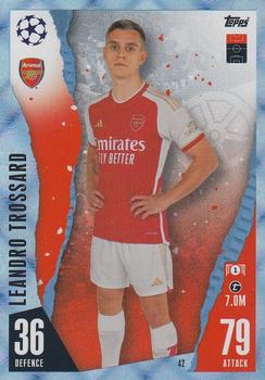 2023-24 Topps Match Attax UEFA Club Competitions - Crystal #42 Leandro Trossard Front