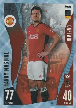 2023-24 Topps Match Attax UEFA Club Competitions - Crystal #49 Harry Maguire Front
