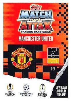 2023-24 Topps Match Attax UEFA Club Competitions - Crystal #51 Luke Shaw Back