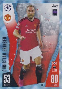 2023-24 Topps Match Attax UEFA Club Competitions - Crystal #58 Christian Eriksen Front