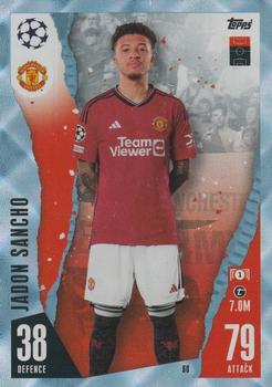2023-24 Topps Match Attax UEFA Club Competitions - Crystal #60 Jadon Sancho Front