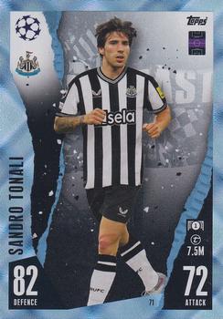 2023-24 Topps Match Attax UEFA Club Competitions - Crystal #71 Sandro Tonali Front