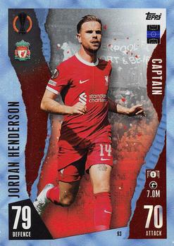 2023-24 Topps Match Attax UEFA Club Competitions - Crystal #93 Jordan Henderson Front