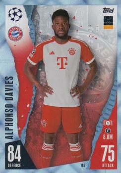 2023-24 Topps Match Attax UEFA Club Competitions - Crystal #195 Alphonso Davies Front