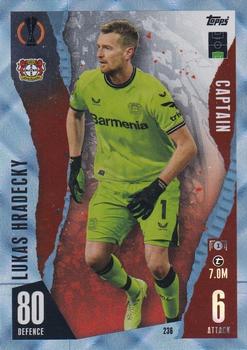 2023-24 Topps Match Attax UEFA Club Competitions - Crystal #236 Lukas Hradecky Front