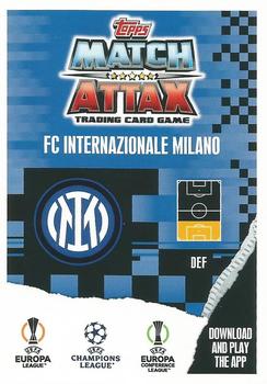 2023-24 Topps Match Attax UEFA Club Competitions - Crystal #336 Alessandro Bastoni Back