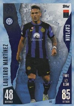 2023-24 Topps Match Attax UEFA Club Competitions - Crystal #342 Lautaro Martínez Front