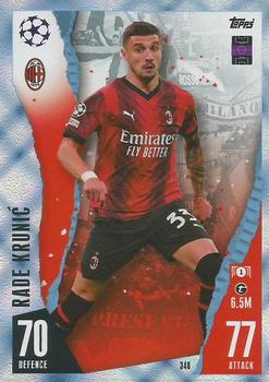 2023-24 Topps Match Attax UEFA Club Competitions - Crystal #348 Rade Krunić Front