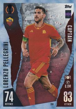 2023-24 Topps Match Attax UEFA Club Competitions - Crystal #358 Lorenzo Pellegrini Front