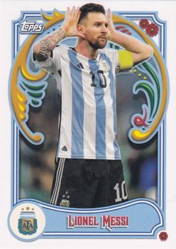 2023 Topps Argentina Fileteado #20 Lionel Messi Front