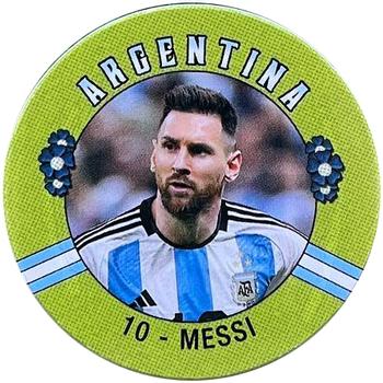 2023 Topps Argentina Fileteado - AFA Discs #DI-4 Lionel Messi Front