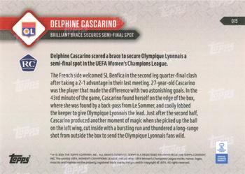 2023-24 Topps Now UEFA Women's Champions League #015 Delphine Cascarino Back