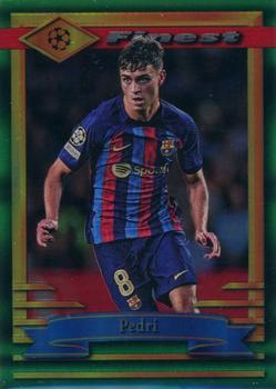 2022-23 Topps Finest Flashbacks UEFA Club Competitions #65 Pedri Front