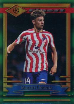 2022-23 Topps Finest Flashbacks UEFA Club Competitions #91 Marcos Llorente Front