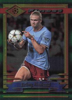 2022-23 Topps Finest Flashbacks UEFA Club Competitions #100 Erling Haaland Front