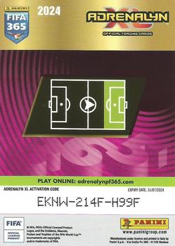 2024 Panini Adrenalyn XL FIFA 365 - Limited Edition #NNO Gabriel Martinelli Back