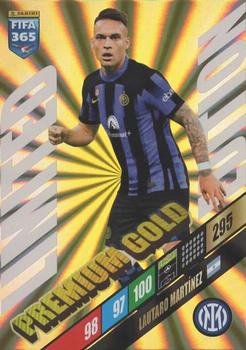2024 Panini Adrenalyn XL FIFA 365 - Limited Edition Premium Gold #NNO Lautaro Martínez Front