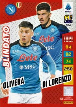 2023-24 Panini Adrenalyn XL Calciatori #394 Mathías Olivera / Giovanni Di Lorenzo Front