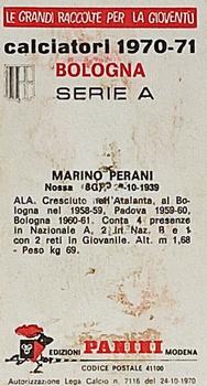 1970-71 Panini Calciatori #NNO Marino Perani Back