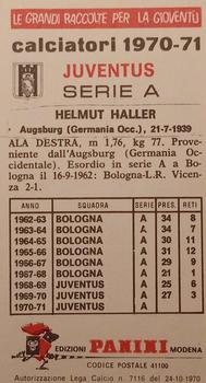 1970-71 Panini Calciatori #NNO Helmut Haller Back