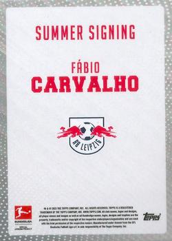 2023-24 Topps Bundesliga Summer Signings #NNO Fabio Carvalho Back