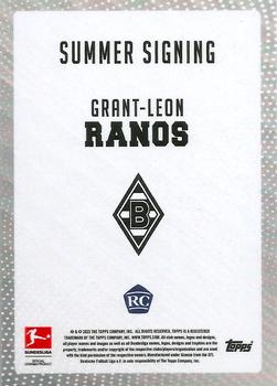 2023-24 Topps Bundesliga Summer Signings #NNO Grant-Leon Ranos Back