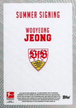 2023-24 Topps Bundesliga Summer Signings #NNO Jeong Woo-Yeong Back