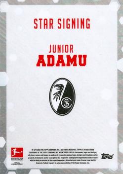 2023-24 Topps Bundesliga Summer Signings #NNO Junior Adamu Back