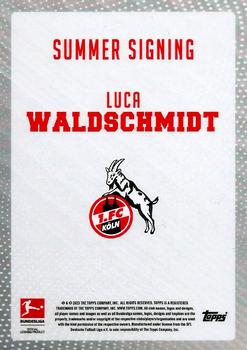 2023-24 Topps Bundesliga Summer Signings #NNO Luca Waldschmidt Back