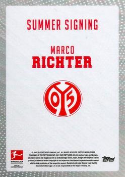 2023-24 Topps Bundesliga Summer Signings #NNO Marco Richter Back