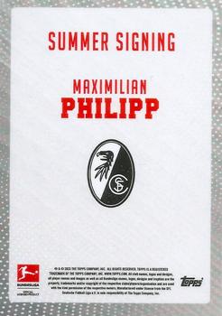2023-24 Topps Bundesliga Summer Signings #NNO Maximilian Philipp Back