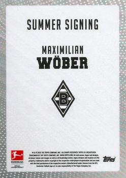 2023-24 Topps Bundesliga Summer Signings #NNO Maximilian Wober Back