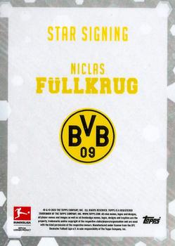 2023-24 Topps Bundesliga Summer Signings #NNO Niclas Fullkrug Back