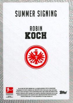 2023-24 Topps Bundesliga Summer Signings #NNO Robin Koch Back