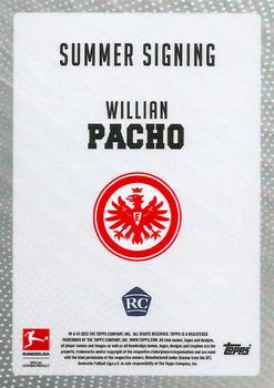 2023-24 Topps Bundesliga Summer Signings #NNO Willian Pacho Back