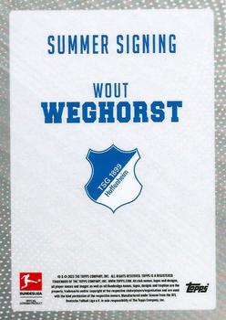 2023-24 Topps Bundesliga Summer Signings #NNO Wout Weghorst Back