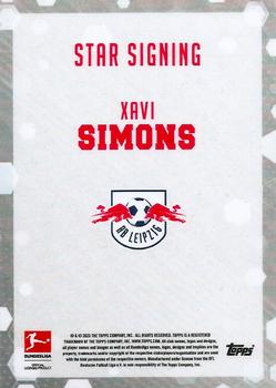 2023-24 Topps Bundesliga Summer Signings #NNO Xavi Simons Back